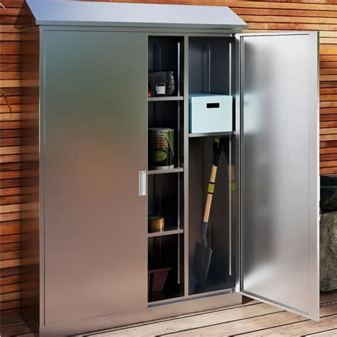 stainless steel outdoor storage cabinet